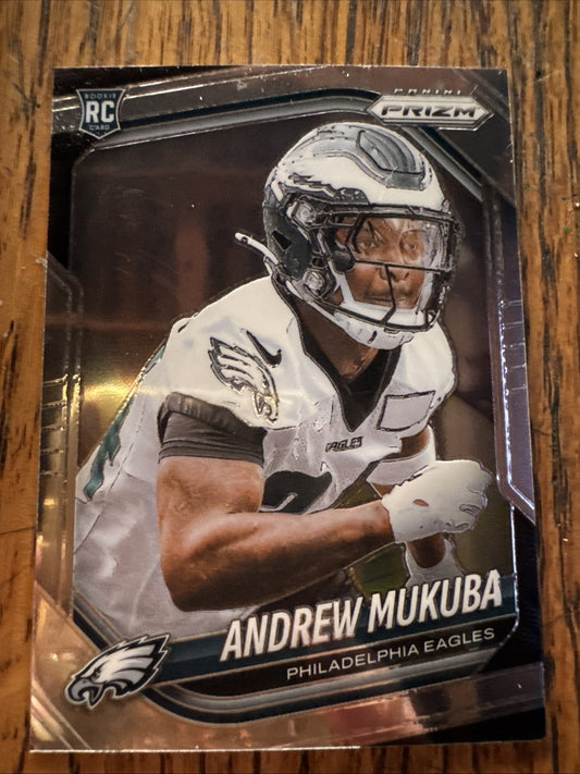 2025 Panini Prizm - Rookies Andrew Mukuba #330 Silver Prizm (RC)