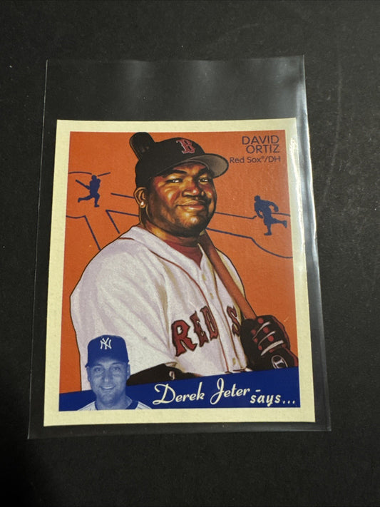 2008 Upper Deck Goudey - David Ortiz #22 Mini Blue Back