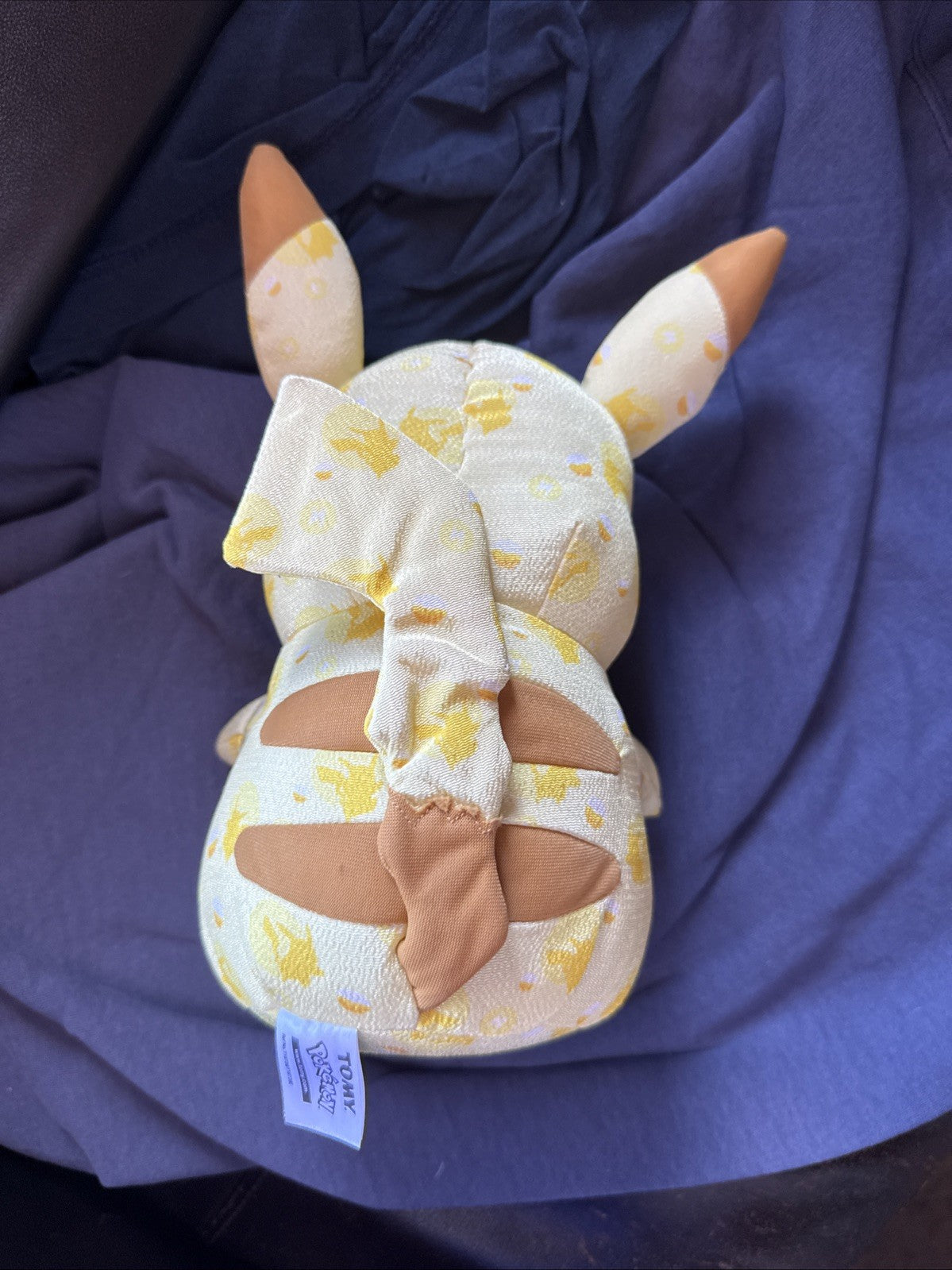 Pokemon Pikachu Plush Tomy Nintendo 10" 20th Anniversary Pattern 2016