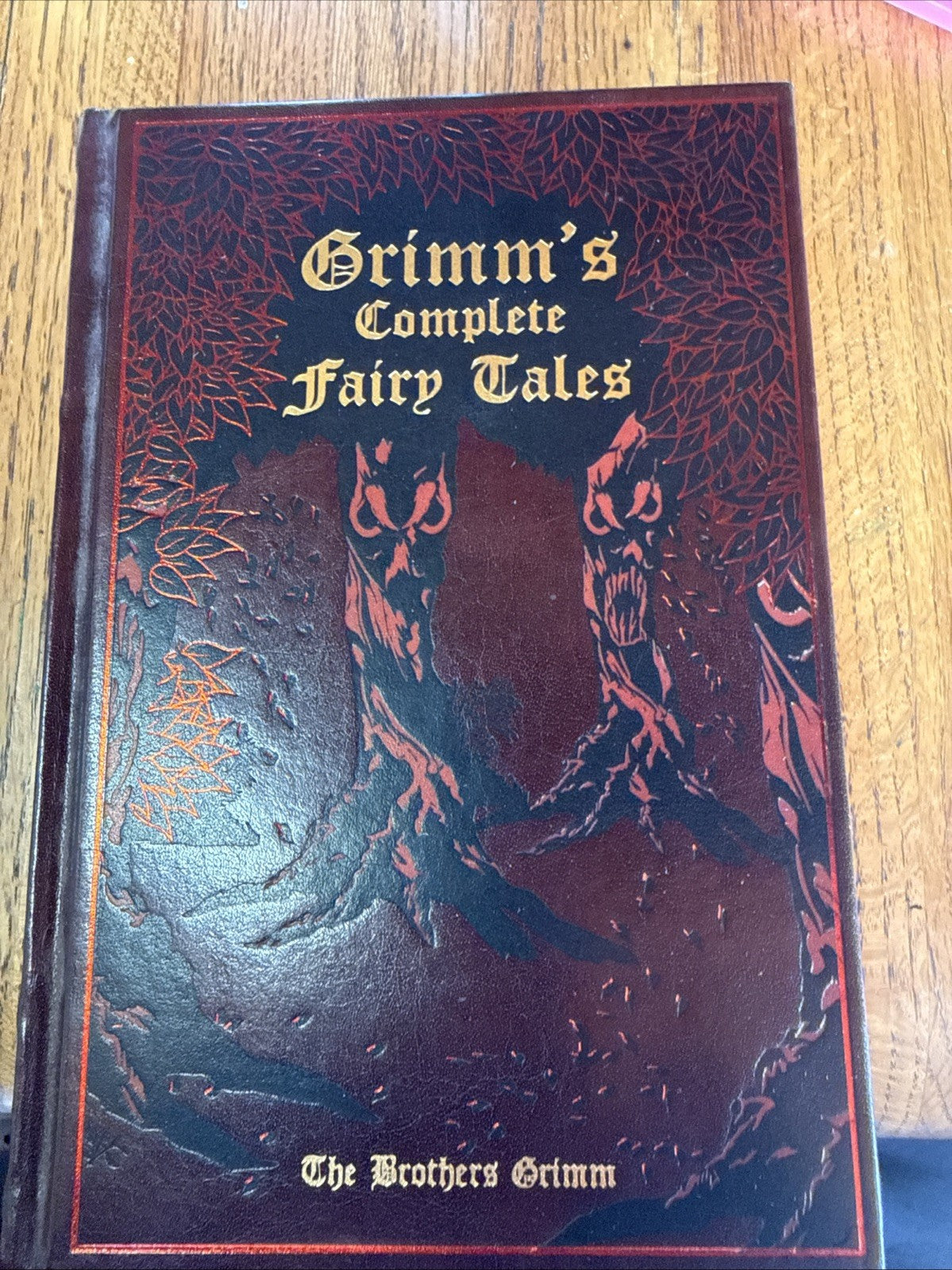 GRIMM'S COMPLETE FAIRY TALES Leather Bound Classics by Margaret Hunt
