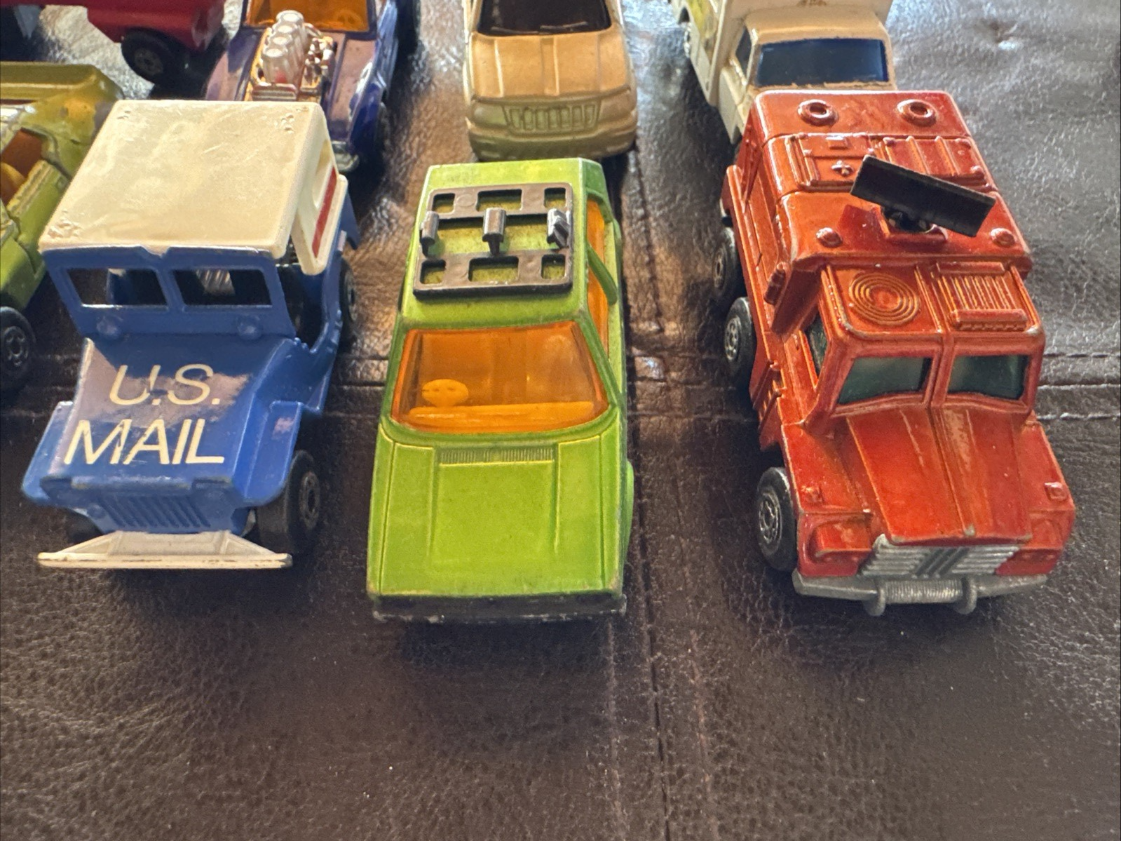 1970-1999 MATCHBOX LOT OF 8 W/1 Maisro-Us Mail, Badger, Chevron & MORE! NICE!