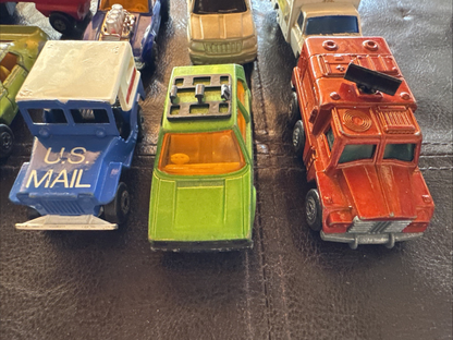 1970-1999 MATCHBOX LOT OF 8 W/1 Maisro-Us Mail, Badger, Chevron & MORE! NICE!
