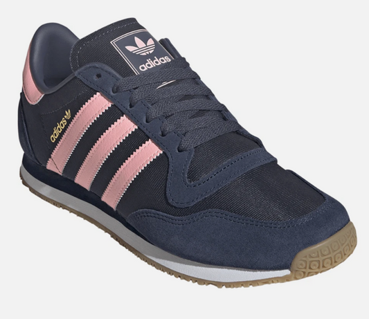 adidas Galaxy OG Lace Up  Womens Blue, Pink Sneakers Casual Shoes size 10