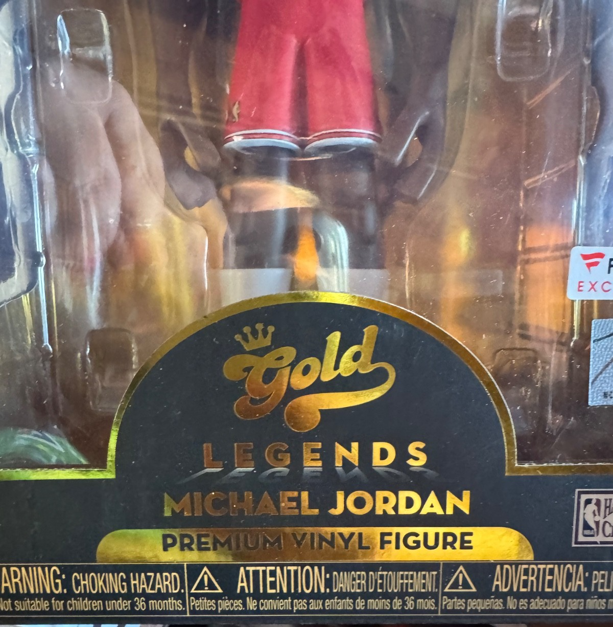 Funko Premium Vinyl Figure Gold Legends NBA Michael Jordan 12" Jumbo Series One!