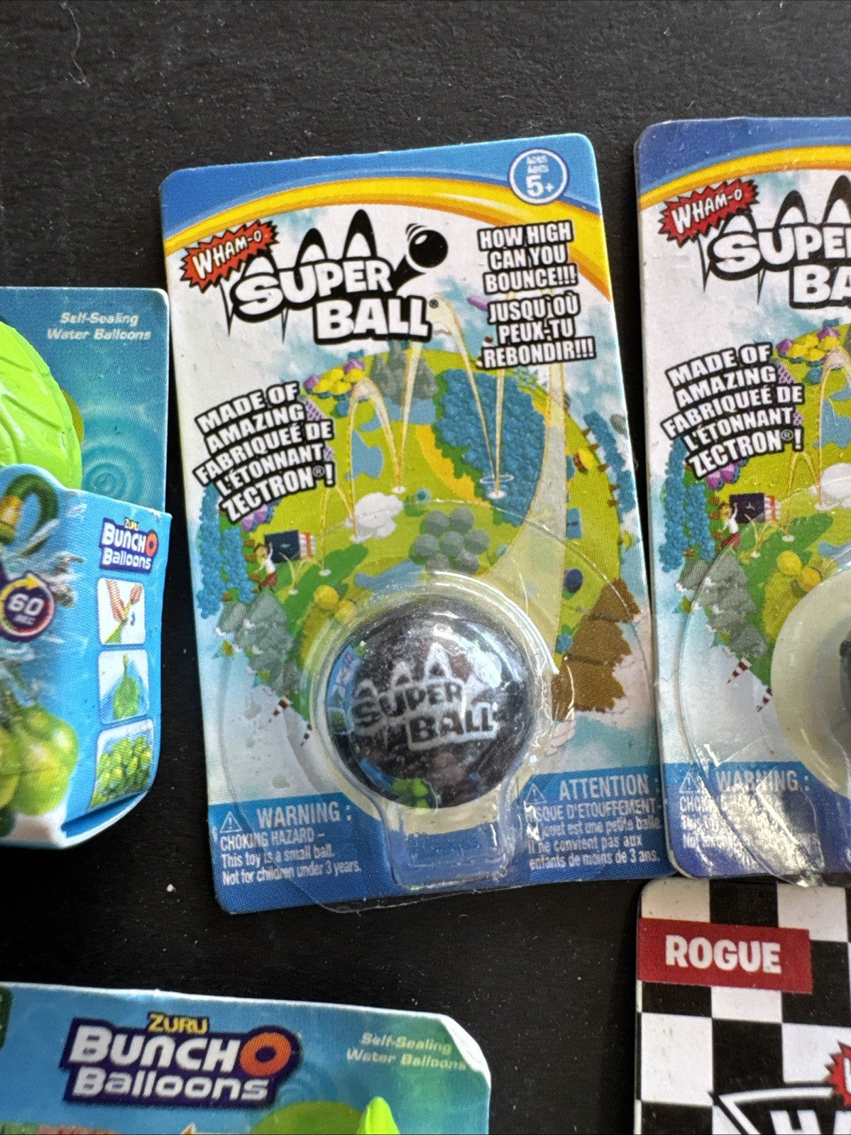 LOT OF 5 Zuru Mini Brands Wham O Super Ball HACKY BUBBLE LAUNCHER Mini Figure