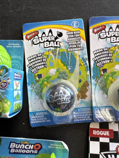 LOT OF 5 Zuru Mini Brands Wham O Super Ball HACKY BUBBLE LAUNCHER Mini Figure