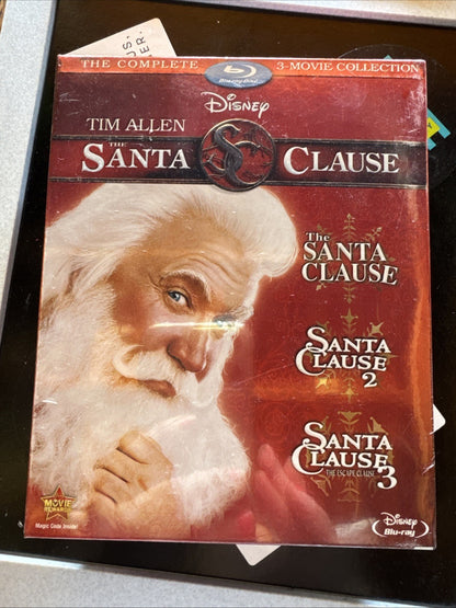 THE SANTA CLAUS: COMPLETE 3-MOVIE COLLECTION (BLU-RAY 3-DISC SET) -  NEW SEALED