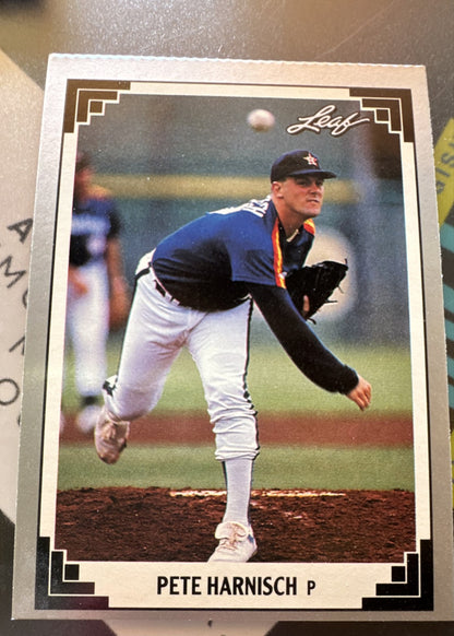 1991 Leaf - Pete Harnisch #245 Error Card!