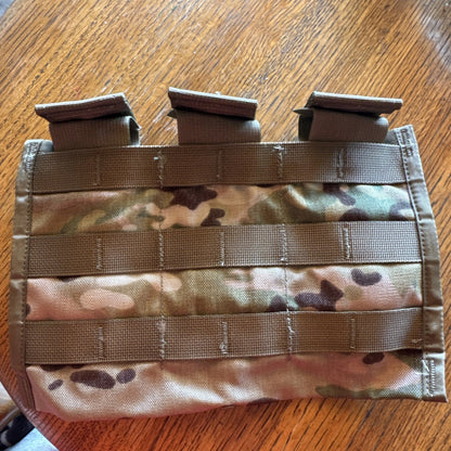 US Army Molle II M4 Three Mag Pouch Multicam OCP 3 Magazine Side Pouch