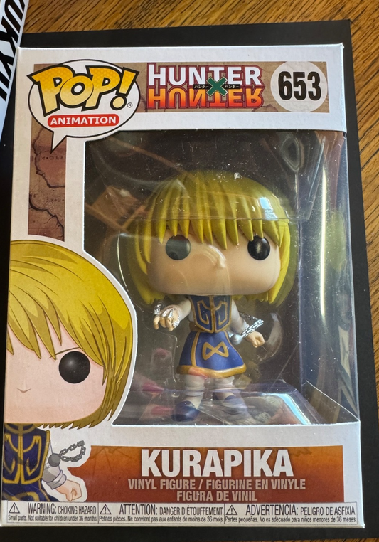 Hunter x Hunter Kurapika Funko Pop #653 Animation Vinyl Figure New!