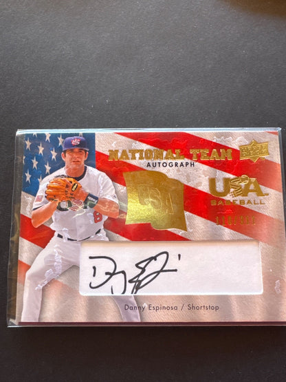 2008 UPPER DECK USA NATIONAL TEAM AUTOGRAPHS #DE DANNY ESPINOSA  110/311