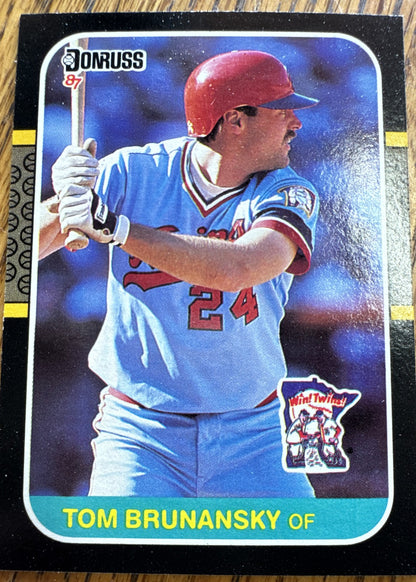 1987 Donruss - Tom Brunansky #194