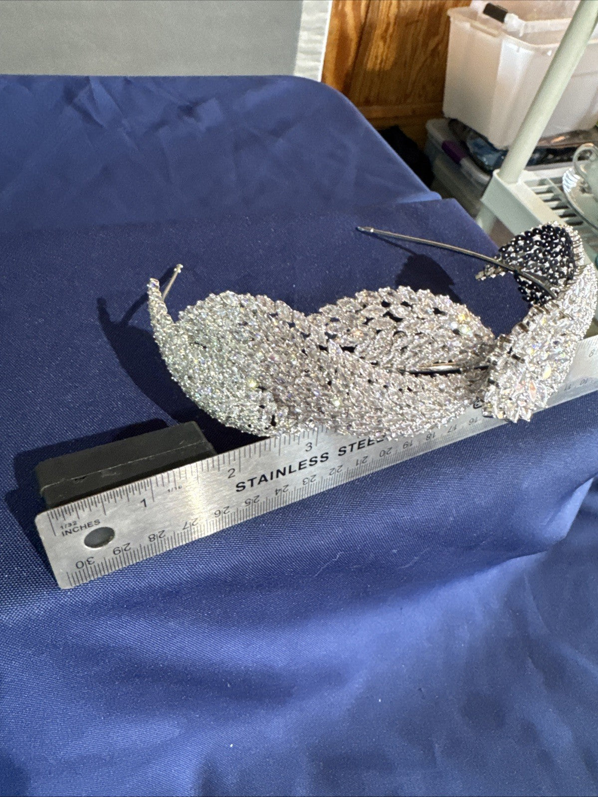 Wedding Tiara headband SOHO ROYAL DAHLIA HEADBAND