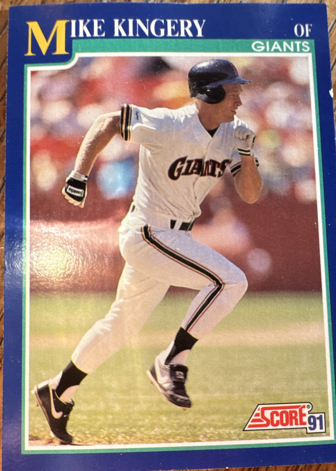 1991 Score - Mike Kingery #547