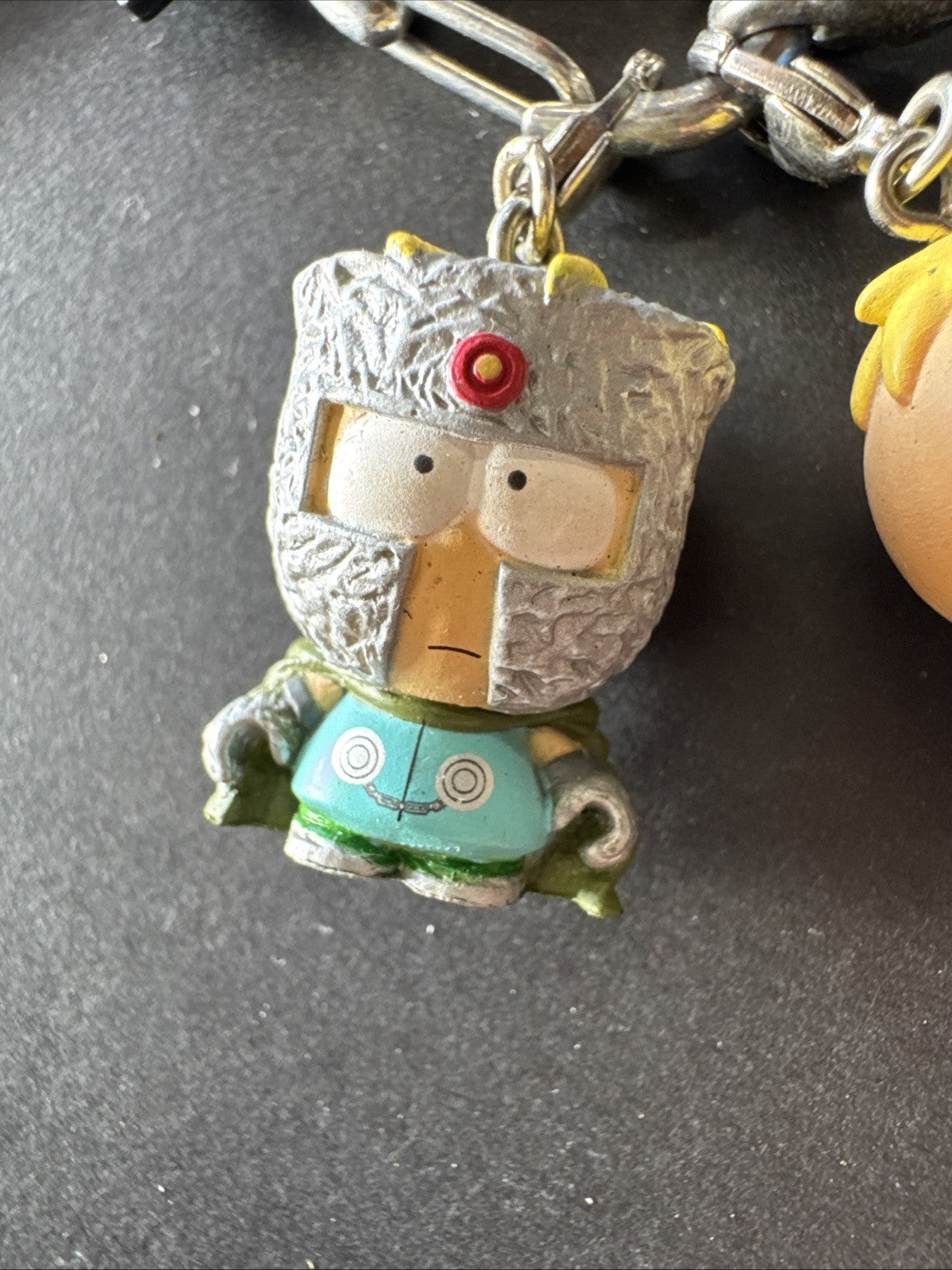 6 PORTA CHIAVI SOUTH PARK VINTAGE Comedy Central KEYCHAIN 1998