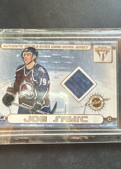 2001-02 Pacific Private Stock Titanium - Authentic Double-Sided Game-Worn Jersey