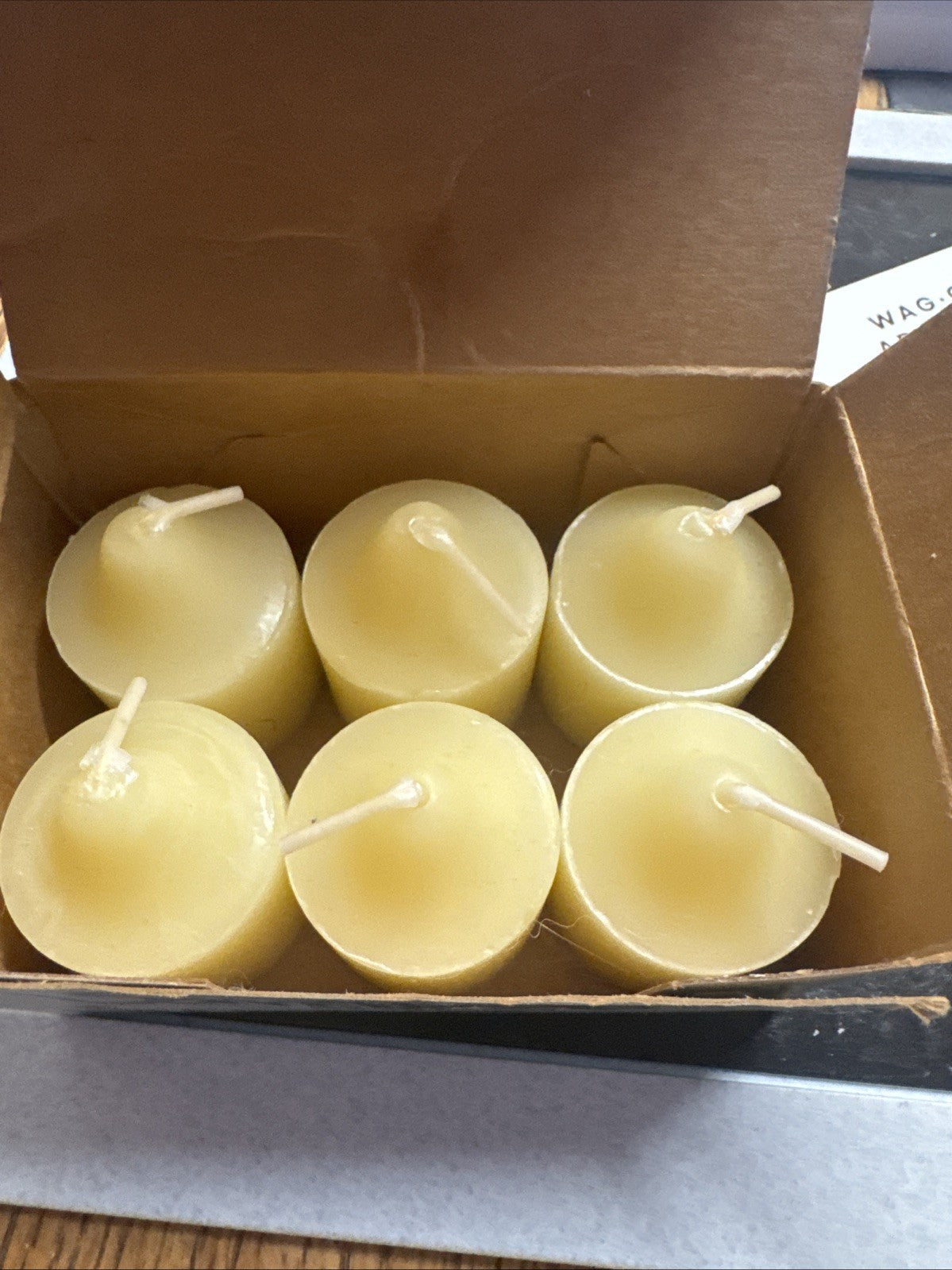 Partylite BAMBOO SUGAR CANE Votives -v06515- RETIRED