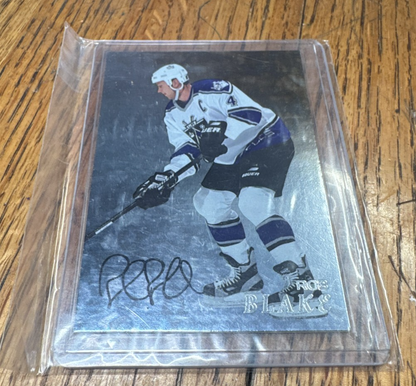 1998-99 In the Game Be A Player - Rob Blake #212 Silver Autographs (AU)