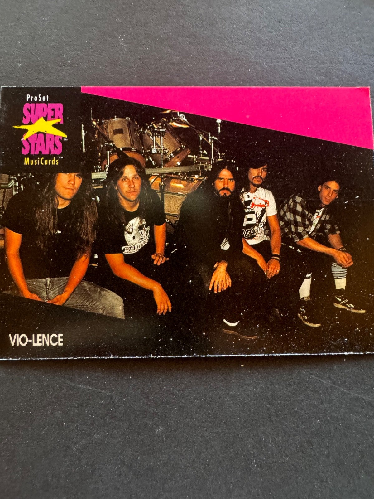 VIO-LENCE   #243.  MusiCards Super Stars Pro Set 1991. MC1