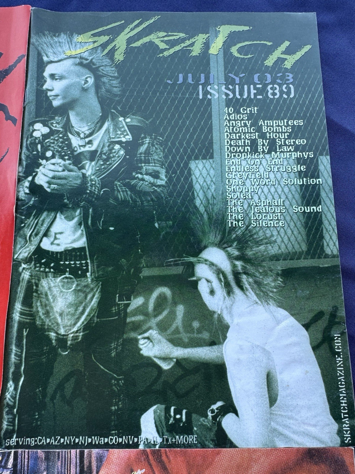 Skratch Magazine LOT Punk Music #72, 9, 103, 105 40 Grit