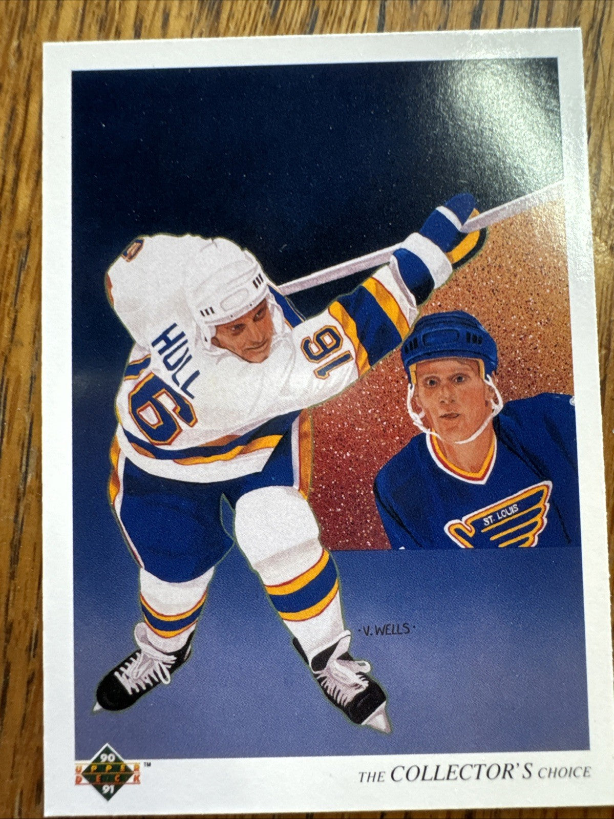 1990-91 Upper Deck - Team Checklist Brett Hull #312
