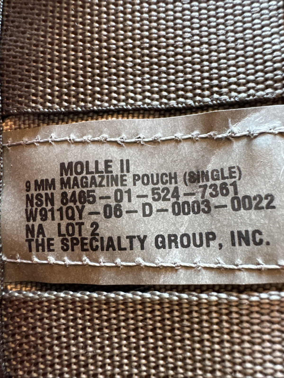 US Military Issue 9MM MAGAZINE POUCH MOLLE II Digital Camo