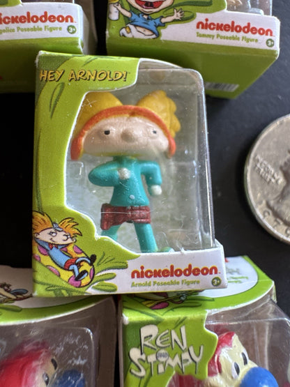 Zuru Mini Brands Nickelodeon 90s Cartoon Lot Of 5 Rugrats Ren Stimpy Hey Arnold 