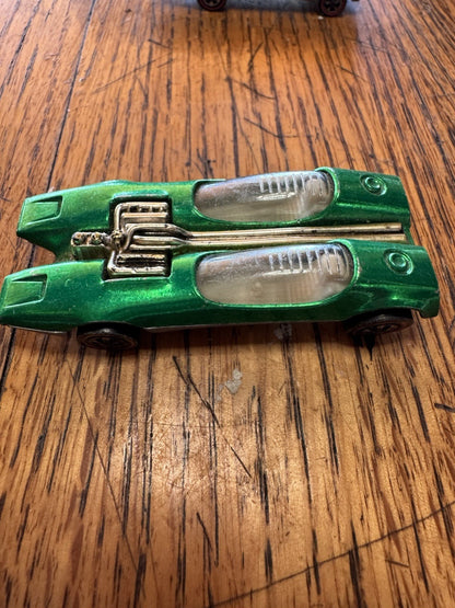 HOT WHEELS REDLINE SPLITTIN IMAGE GREEN VINTAGE