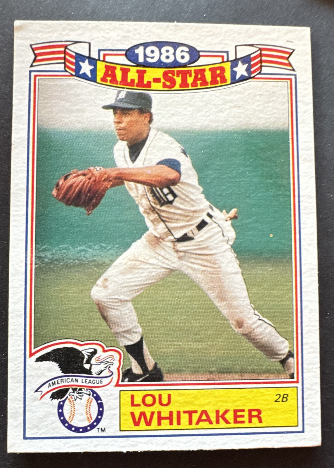 1987 Topps - Rack Pack Glossy All-Stars Lou Whitaker #14