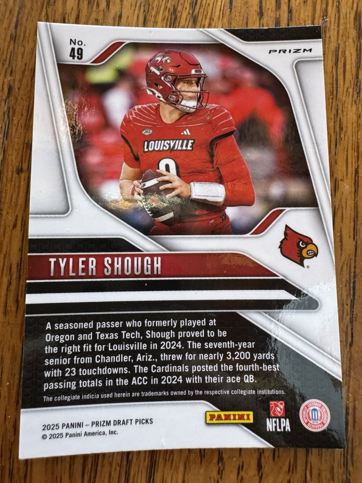 2025 Panini Prizm Draft Picks - Tyler Shough #49 Silver Prizm (RC)