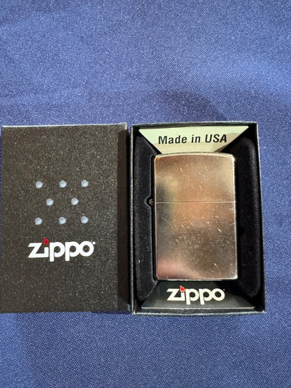 New Zippo Lighter  Regular Street Chrome
