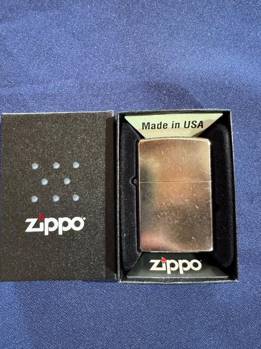 New Zippo Lighter  Regular Street Chrome