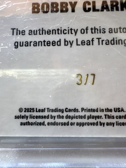 2025 Leaf Metal Legends - Leaf Originals 1948 Bobby Clarke #LO-BC1 3/7