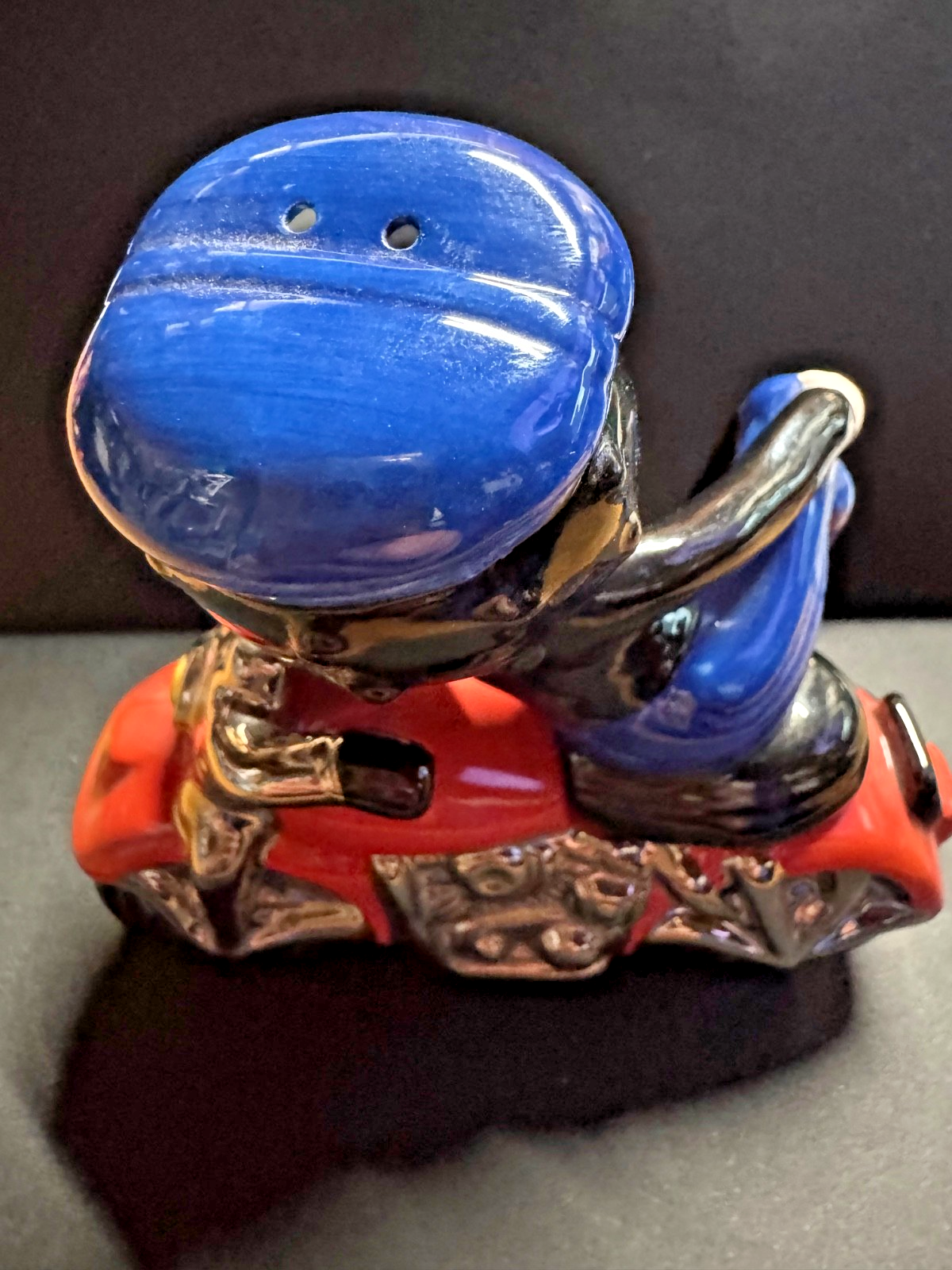 NEWBetty Boop On A Motorcycle Clay Art Salt & Pepper Shaker  Motorcycle Betty
