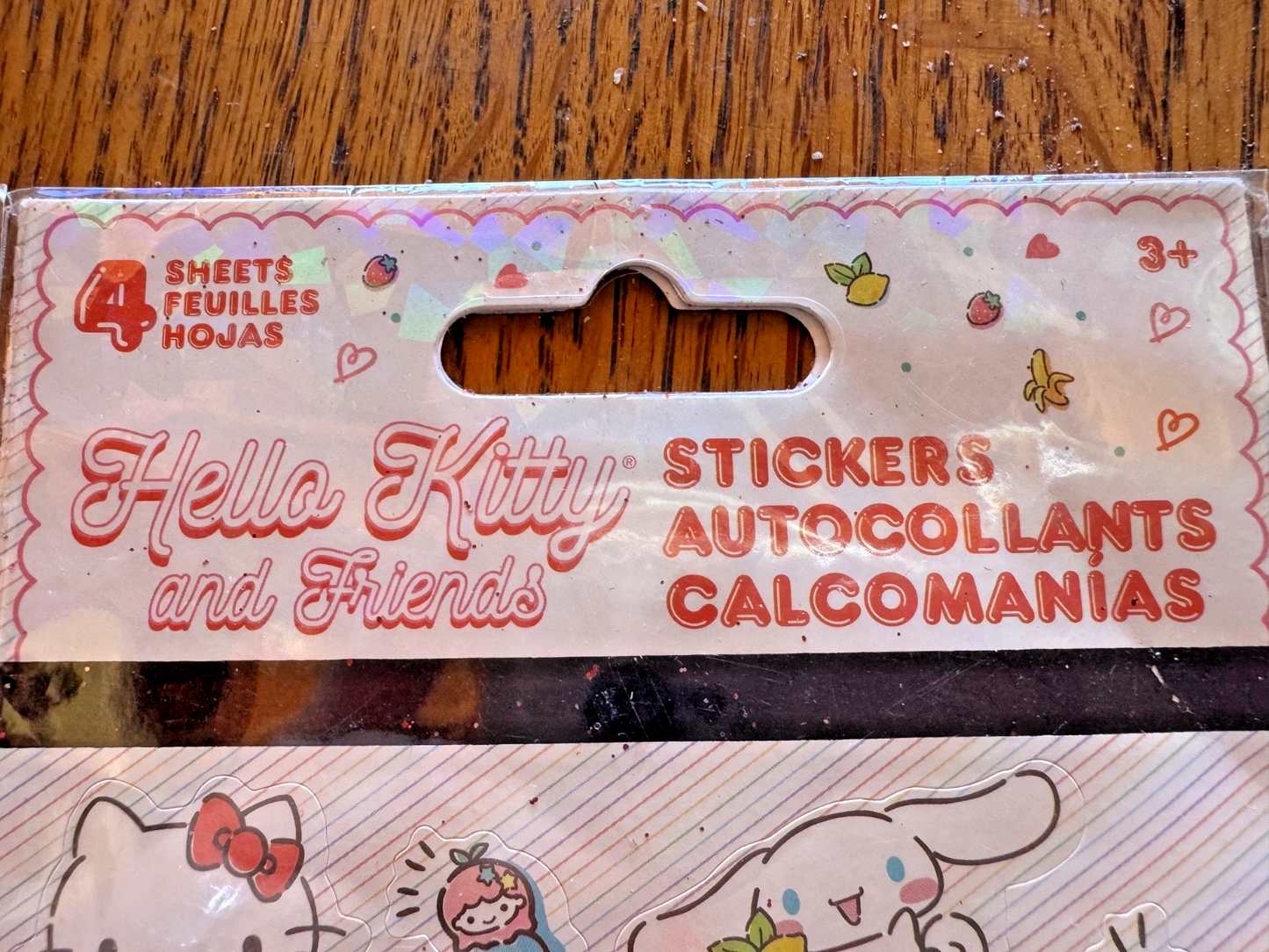 3 packs - BRAND NEW Sanrio Hello Kitty Stickers (Graffiti)