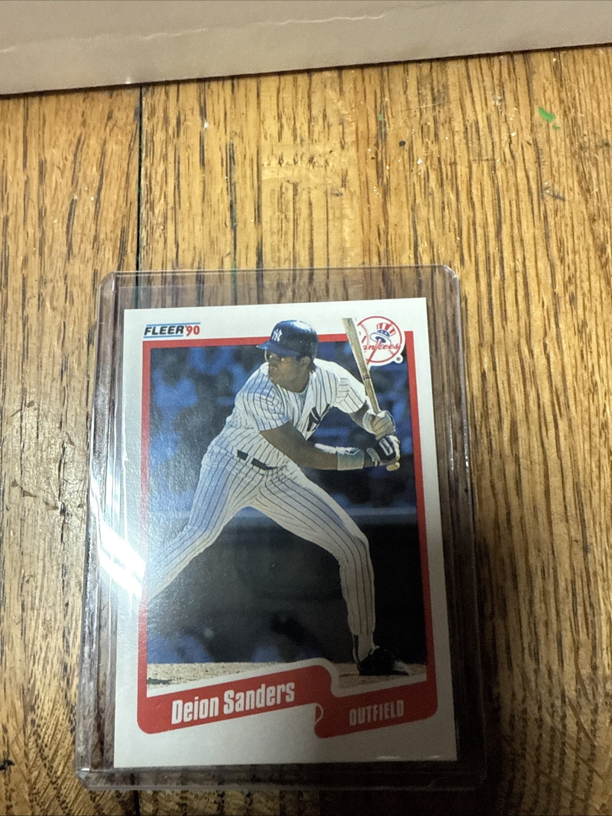 1990 Fleer Deion Sanders #454 Rookie RC