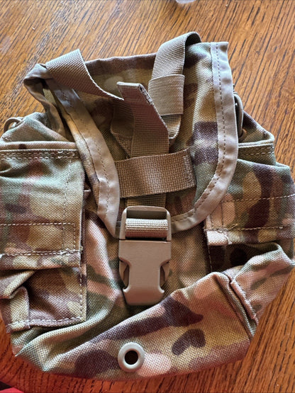 US MILITARY MOLLE II CANTEEN POUCH 1 QUART MULTICAM 