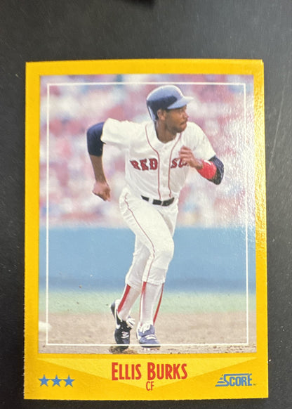 1988 Score - Ellis Burks #472 (RC)
