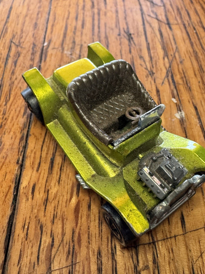 HOTWHEELS 1968 REDLINES HOT HEAP LIGHT GREEN USA 