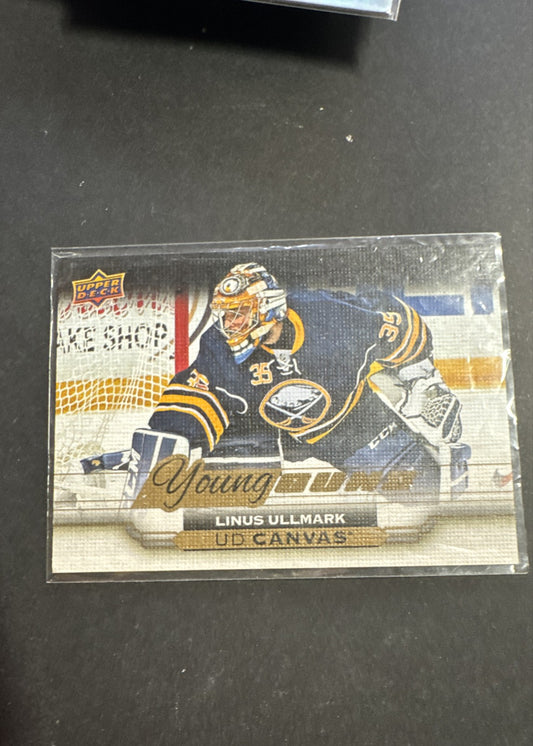 2015-16 Upper Deck - Ud Canvas Young Guns Linus Ullmark #C217 (RC)