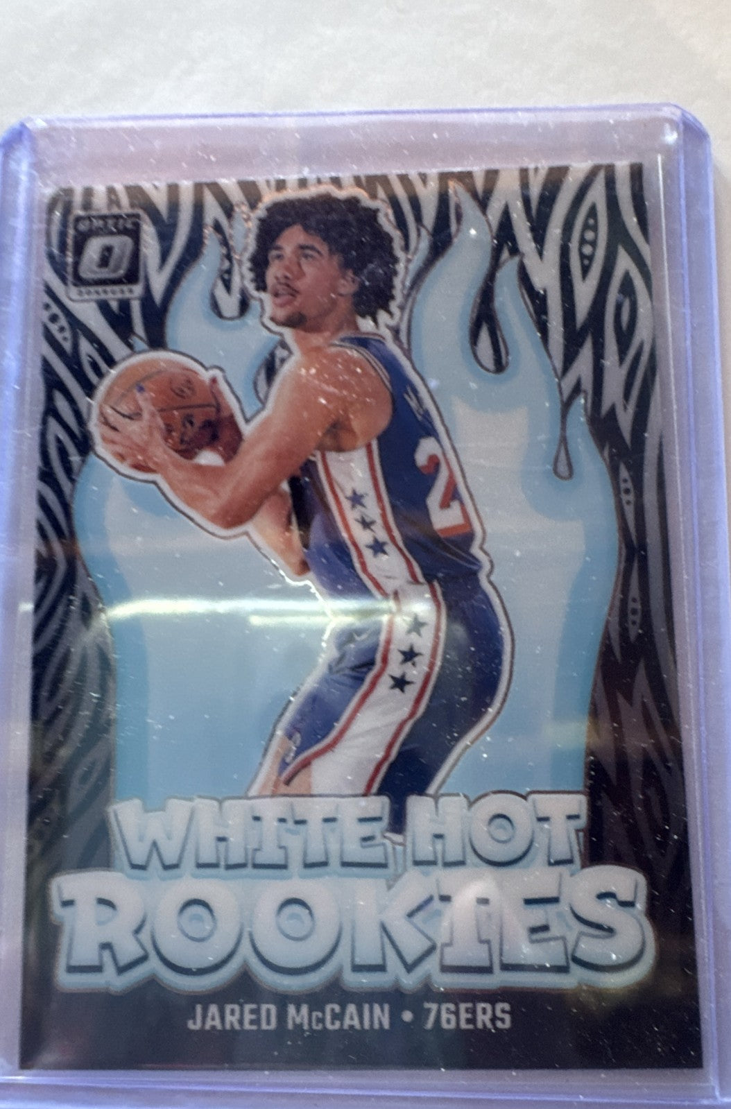 2024-25 Panini Donruss Optic - White Hot Rookies Jared McCain #2 Holo Prizm (RC)