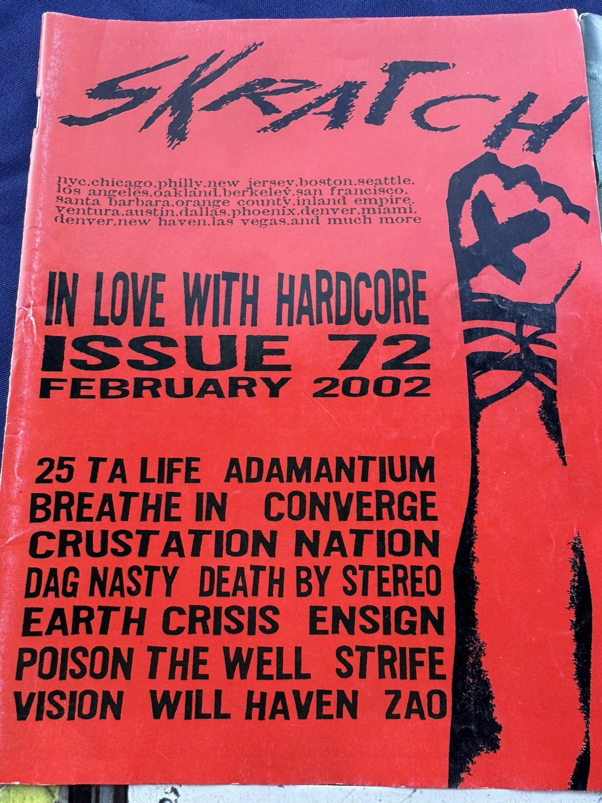 Skratch Magazine LOT Punk Music #72, 9, 103, 105 40 Grit