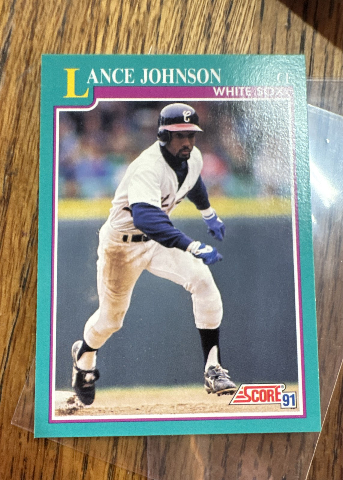 1991 Score - Lance Johnson #157