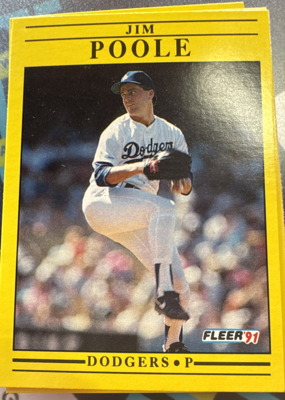 1991 Fleer - Jim Poole #217 (RC)