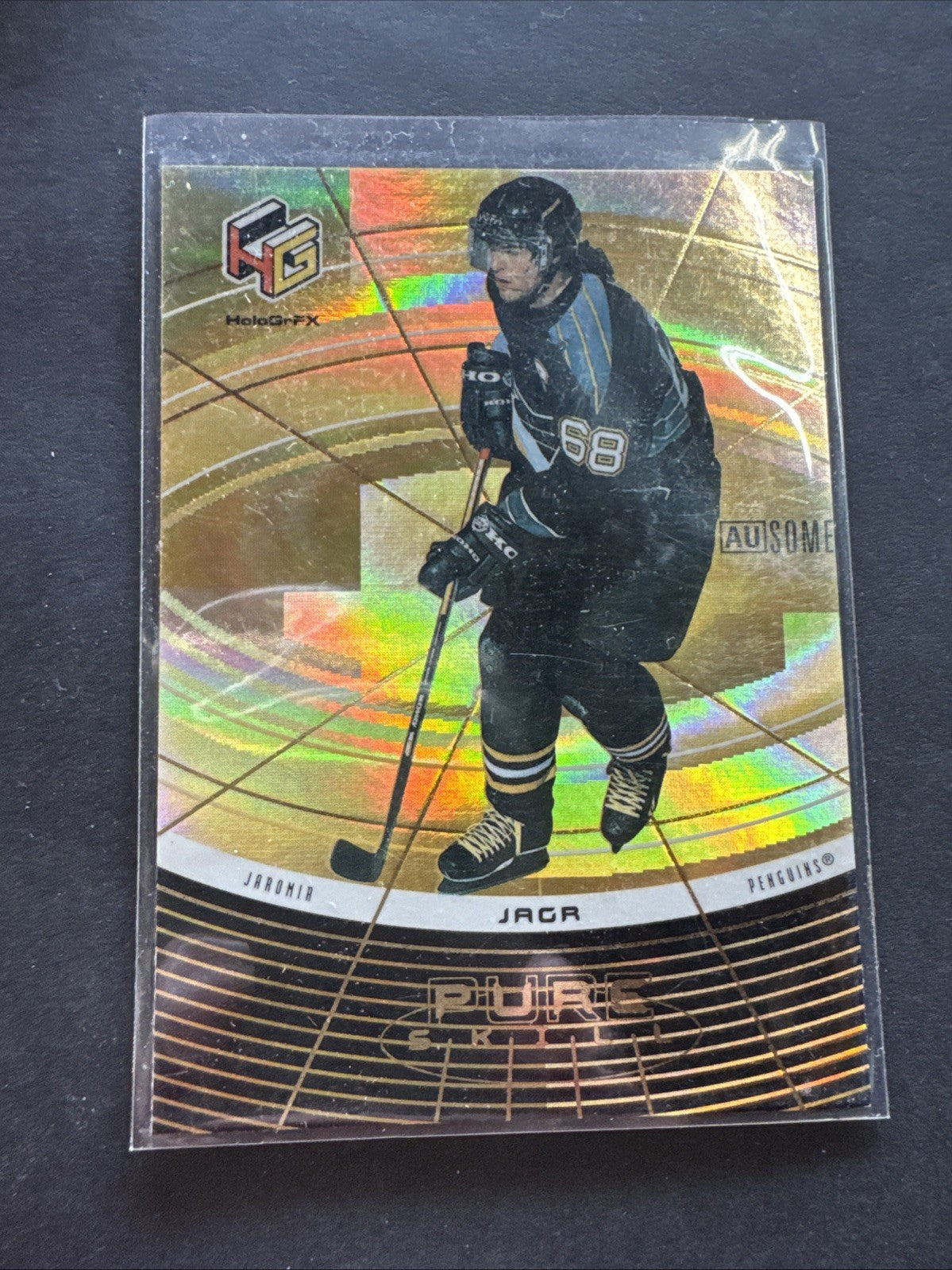 1999-00 Upper Deck HoloGrFx Pure Skill Ausome Gold Jaromir Jagr #PS9-AU ZM