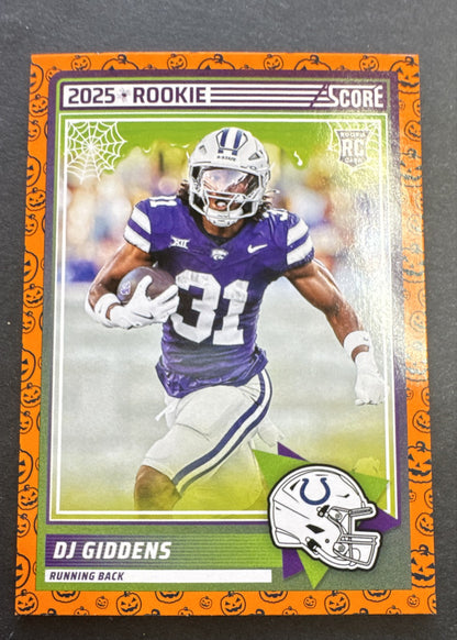 2025 Score - Rookies DJ Giddens #95 Pumpkin (RC)