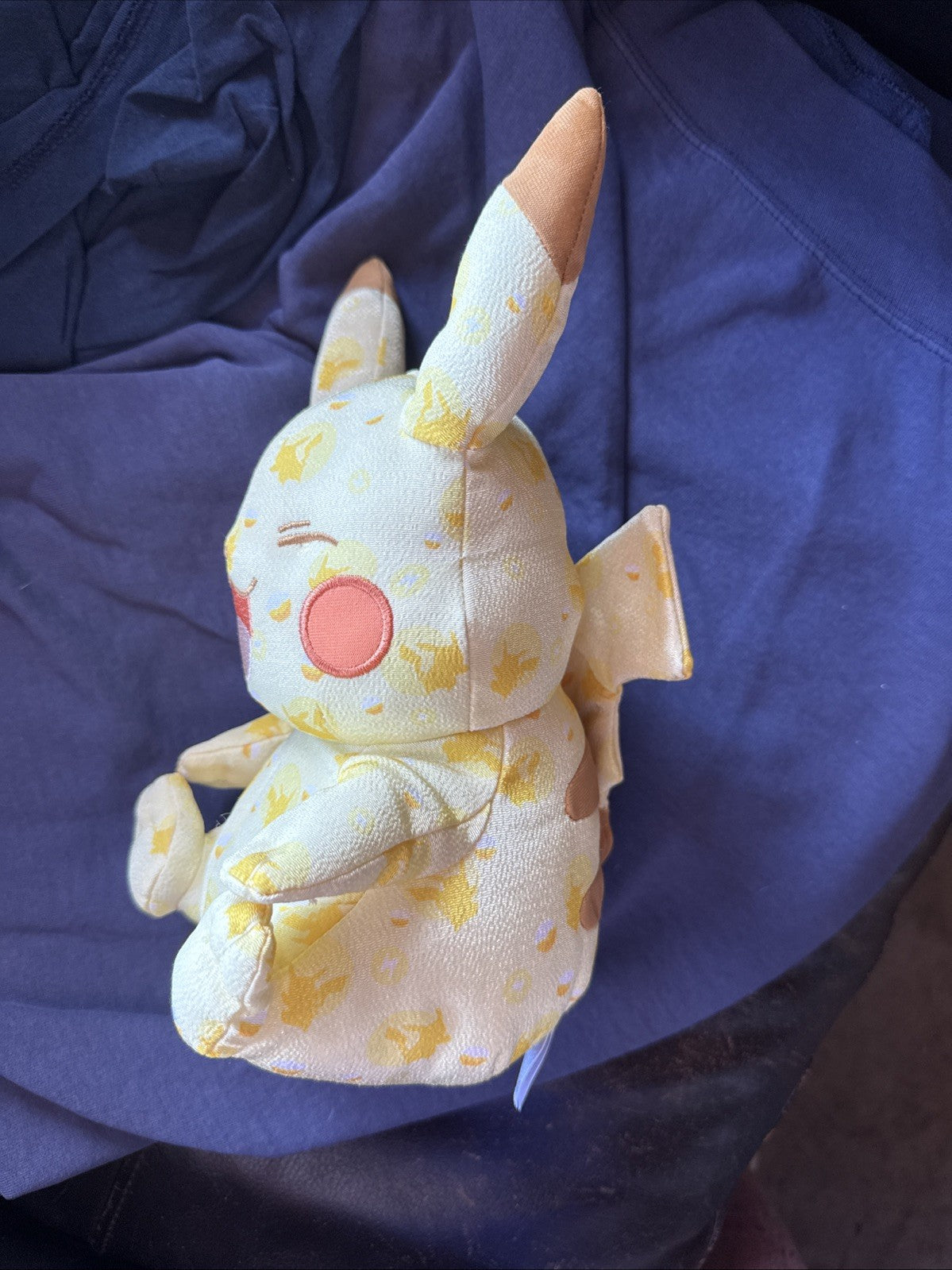 Pokemon Pikachu Plush Tomy Nintendo 10" 20th Anniversary Pattern 2016