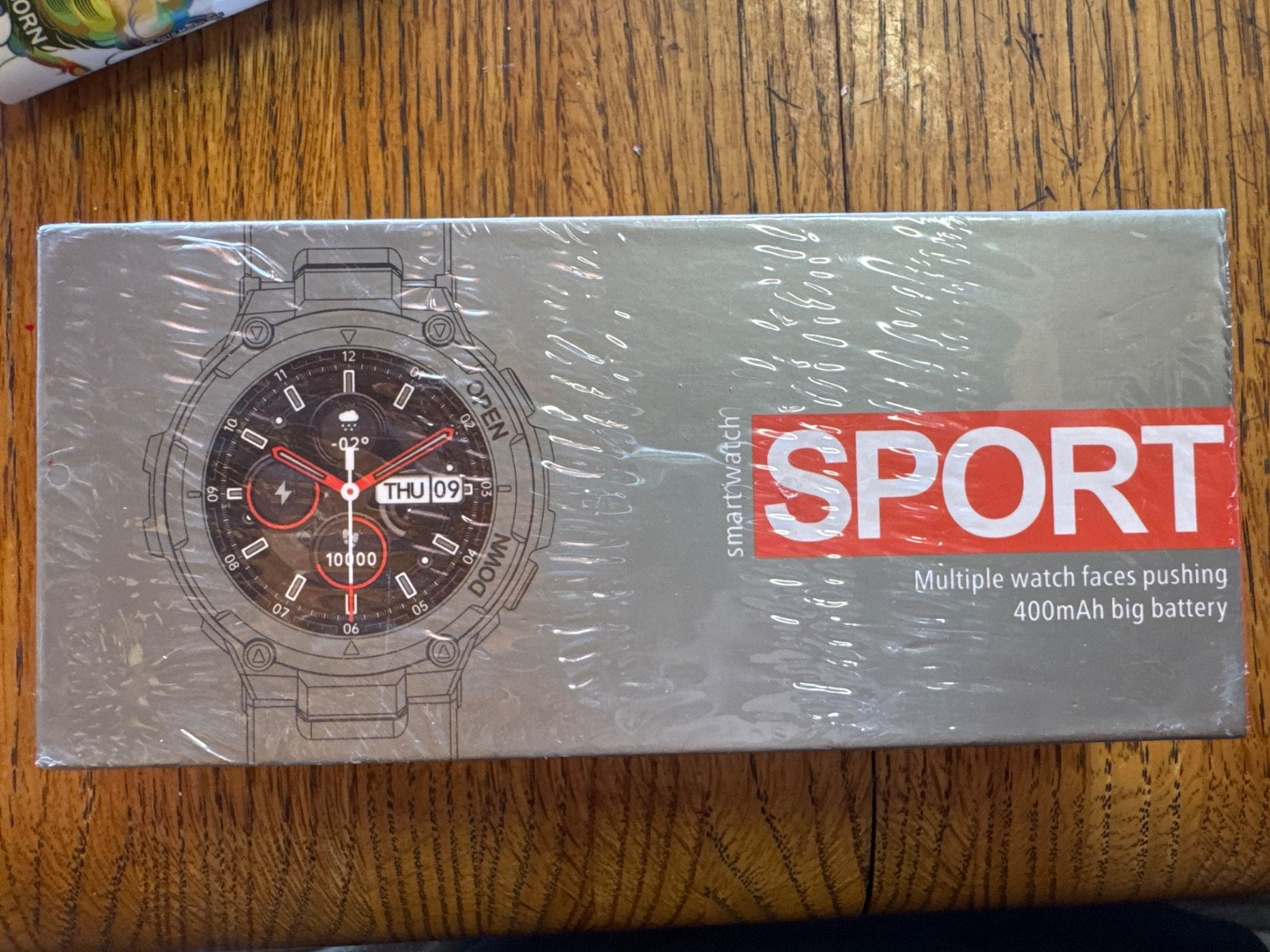 Military K22 400mAh Sport Smart Watch waterproof IP54-k22/  BLACK