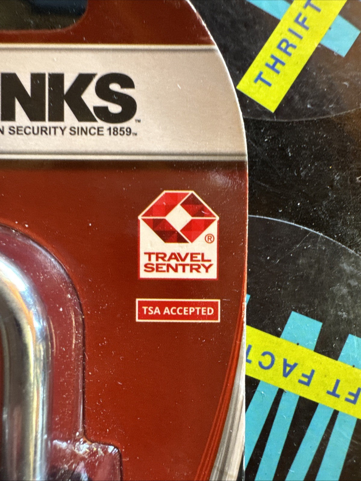 Brinks 40Mm Heavy Duty Zinc Die-Cast Resettable TSA Luggage Padlock