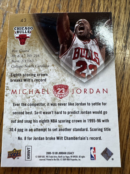 2009-10 Upper Deck Jordan Legacy - Michael Jordan #43